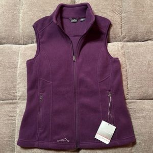 Eddie Bauer Full-zip Fleece Vest (NWT)